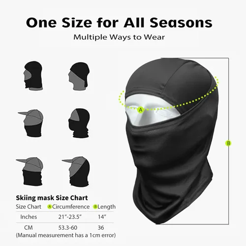 Vista 5 de Máscara facial de camuflaje militar, bandana, pasamontañas, capucha para hombres y mujeres, entrenamiento táctico, ciclismo, esquí, resistente al