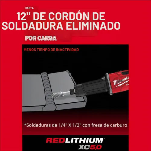 Vista 5 de Milwaukee Electric - M18 Fuel. Rectificadora de freno con interruptor deslizante DIE