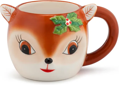 Vista 5 de Taza de muñeco de nieve de 16 oz Papá Noel
