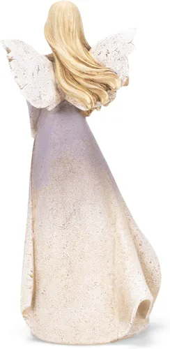Vista 4 de Roman Giftware Inc., Colección de Ángeles Inspiradores, 8.5 pulgadas de alto, Bless This Home Angel, Religioso, Inspirador, Duradero (3 x 3 x 8)