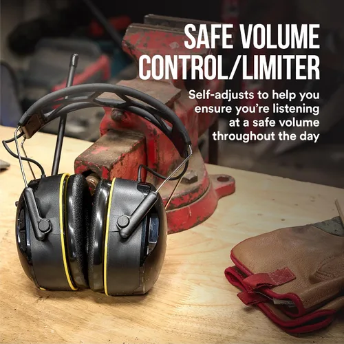 Vista 2 de Protector auditivo inalámbrico 3M WorkTunes Connect + AM/FM con tecnología Bluetooth, protección auditiva Bluetooth con una clasificación