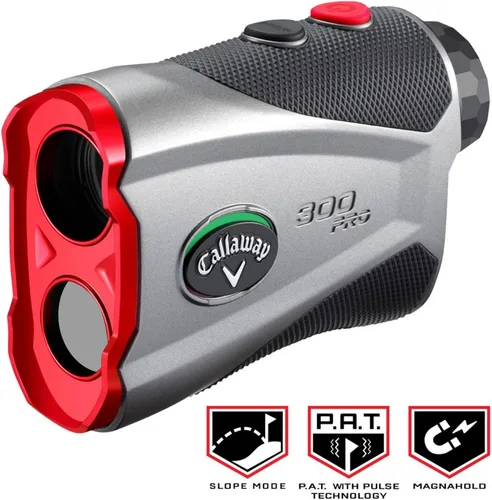 Vista 8 de Callaway 300 Pro - Telémetro de golf de pendiente láser, mejorado, modelo 2021 - Ahora con funciones añadidas Rojo