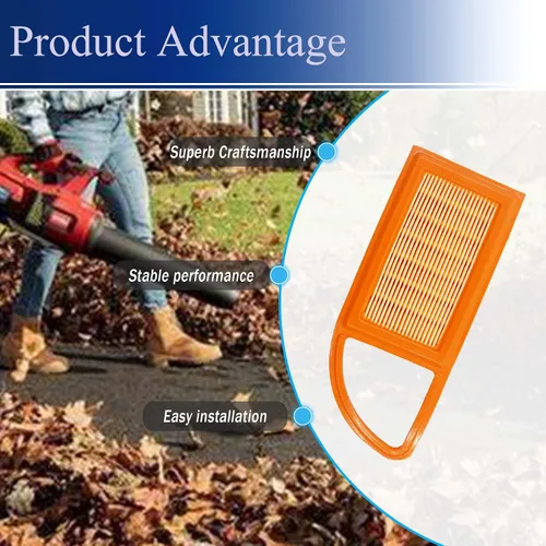 Vista 5 de 5 unids 4282-141-0300 Filtro de Aire Reemplazo para Stihl BR600 BR500 BR550 4282 141 0300B Mochila Sopladores Piezas