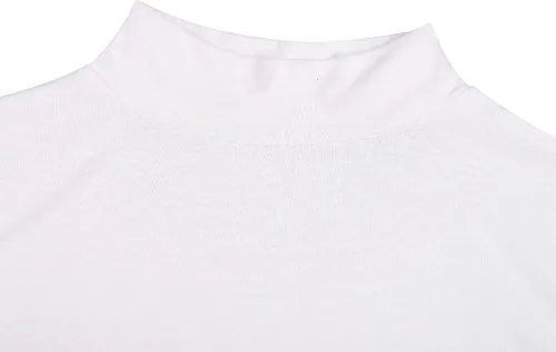 Vista 4 de Poriff - Suéter de cuello alto para hombre, ajustado, ligero, básico, sin botones, de manga larga, de estilo informal