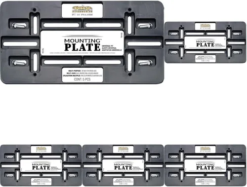 Vista 7 de Cruiser Accessories 79150 - Placa de montaje, color negro, 1 soporte