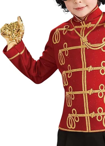 Vista 2 de Rubies Michael Jackson - Accesorio para disfraz de chaqueta militar para niño