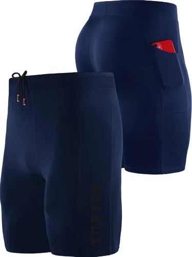 Vista 4 de NELEUS Men's 3 Pack Running Compression Shorts with Pockets