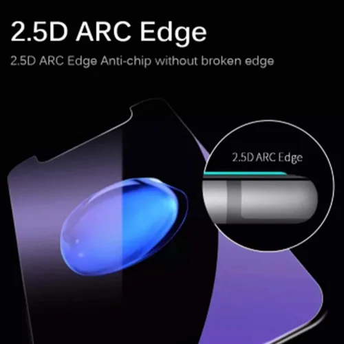 Vista 8 de Protector de pantalla de vidrio templado para iPhone 13 Mini, anti luz azul [protección ocular] ZenHoo