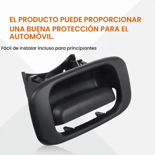 Vista 6 de Perfit Liner Puerta trasera con borde bisel, manija negra para Silverado