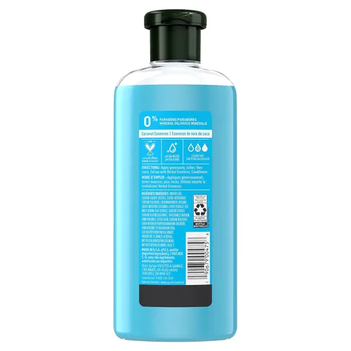 Vista 2 de Herbal Essences Hello - Champú de hidratación y gel de baño de humedad profunda para el cabello, 11.7 onzas líquidas