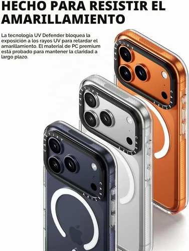 Vista 3 de CASETiFY Funda transparente para iPhone Air [No se amarillea/Magsafe/Protección contra caídas de grado militar 3X de 1.98 m] - Transparente