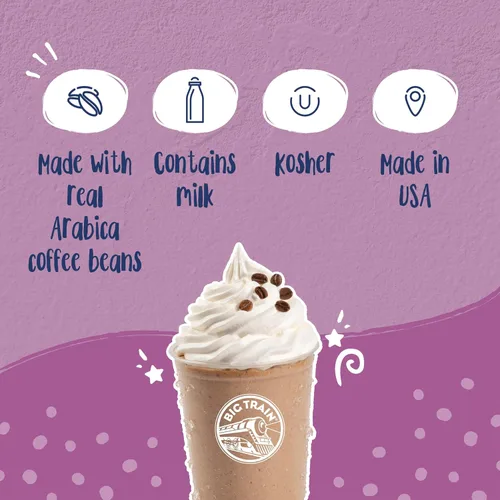 Vista 5 de Big Train - Mezcla de café helado con caramelo y café con leche, 3.5 libras (Paquete de 1)