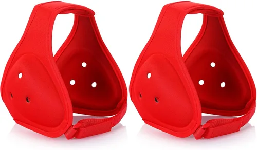 Vista 11 de Jerify 2 piezas de casco de lucha libre para niños y jóvenes, casco suave de agarre para lucha libre, protector de orejas ajustable y protector