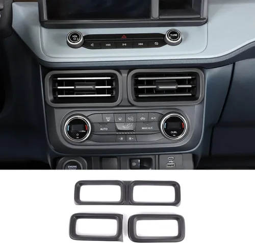 Vista 12 de TOYCIDFG Cubierta de marco de ventilación para consola central de automóvil compatible con Ford Maverick 2022-2024, accesorios de decoración