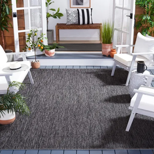 Vista 36 de SAFAVIEH Courtyard Collection CY8520 - Alfombra decorativa sólida para interiores y exteriores, impermeable, fácil limpieza, 2 x 3 pies 7 pulgadas