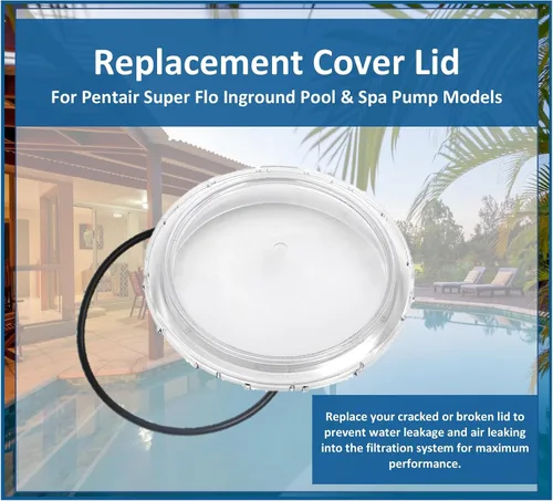 Vista 5 de Tapa de repuesto para bomba de piscina SuperFlo VS & VST, SuperFlo Doe, Sta-Rite SuperMax VS Bomba de piscina/spa enterrada