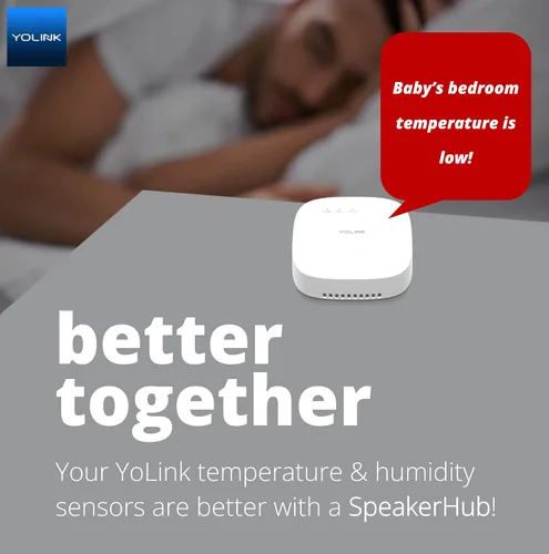 Vista 6 de YoLink Sensor inteligente de temperatura y humedad para exteriores, higrómetro, termómetro, alcance de 1000', vida útil de la batería de 2+ años