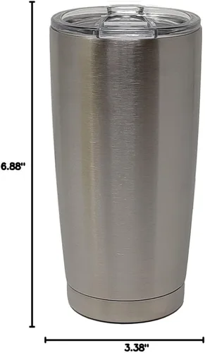 Vista 105 de LaserGram Vaso aislado al vacío de 20 onzas, notas musicales, grabado personalizado incluido (negro)