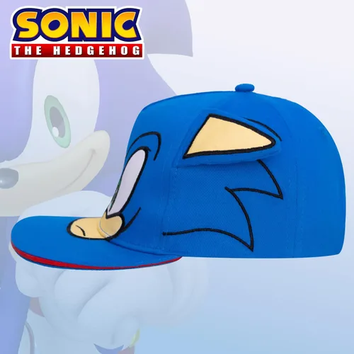 Vista 4 de Accessory Supply Sonic The Hedgehog - Gorro de béisbol para niños con velcro ajustable en la espalda, gorra transpirable de algodón