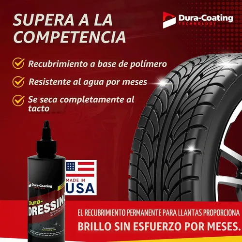 Vista 3 de DURA-COATING TECHNOLOGY, Kit de recarga de apósito para neumáticos, para neumáticos ya recubiertos con Dura-Dressing - Brillo para neumáticos