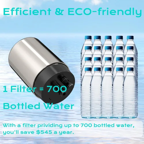 Vista 2 de Repuesto para filtro de grifo Brita, compatible con sistema de filtros de grifo 36311 para fregadero FR-200 FF-100, 2