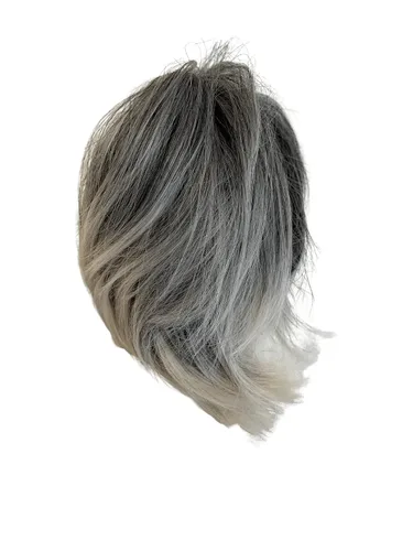 Vista 6 de Apexhairs - Extensión de moño de cabello sintético lacio, extensiones de moño corto, accesorios para el cabello, moño elástico fácil de coletar