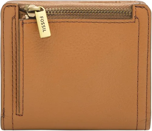 Vista 2 de Fossil Logan - Cartera plegable de cuero con bloqueo RFID para mujer