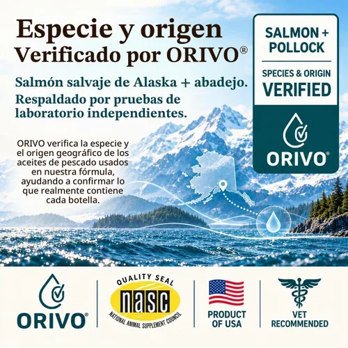 Vista 6 de Natural Dog Company - Aceite de salmón salvaje de Alaska para perros