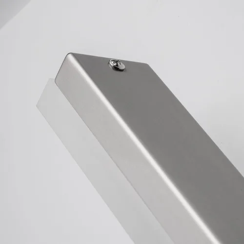Vista 4 de mirrea Lámpara LED de tocador de níquel cepillado de 24 pulgadas para espejo, moderna iluminación de barra de baño regulable 3CCT, interruptor