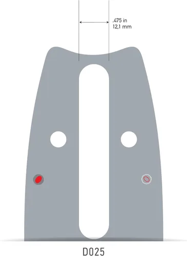 Vista 3 de Oregon Barra guía VersaCut de 153VXLGD025 calibre .063 pulgadas, paso de .325 pulgadas, 15 pulgadas