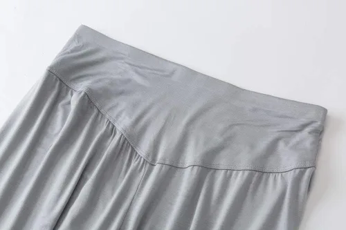 Vista 34 de Pantalones de algodón modal para mujer de AvaCostume, pantalones suaves para practicar yoga o deportes.