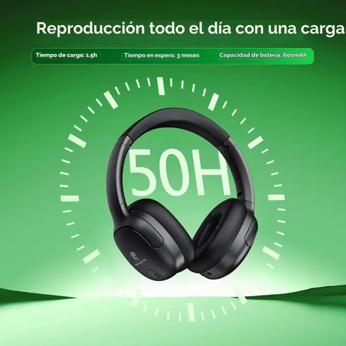 Vista 3 de Auriculares híbridos activos con cancelación de ruido, Bluetooth
