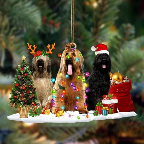 Vista 93 de Nazenti Adorno de Navidad personalizado con amigos Affenpinscher – Adorno de perro personalizado para amantes de las mascotas, acrílico plano