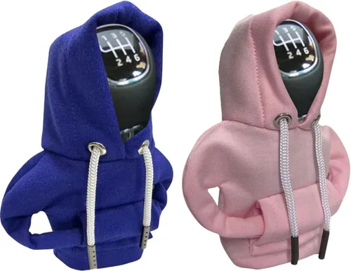Vista 16 de JOYCOURT - Sudadera con capucha para palanca de cambios de coche, color negro Nylon Fashionable Mini Hoodie Decoration, Cute Gadgets, Universal