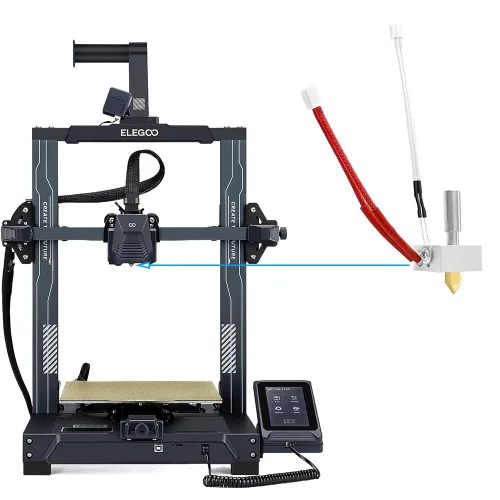 Vista 7 de HzdaDeve Hotend para Elegoo Neptune 3 Pro Hot End Kit para Neptune 3 Plus/Max Extrusora Cabeza Calentador Rotura Silicona Cubierta Termistor
