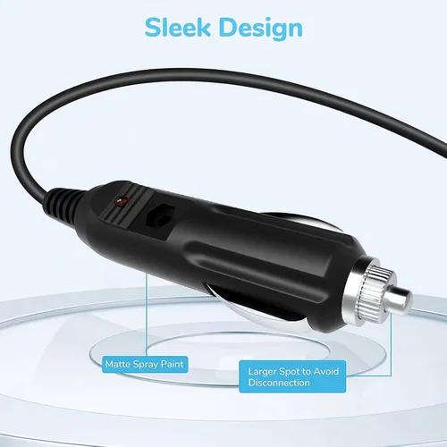 Vista 4 de Adaptador de CC para escáneres de radio Uniden Bearcat: BC-220XLT BC-230XLT Cable de alimentación