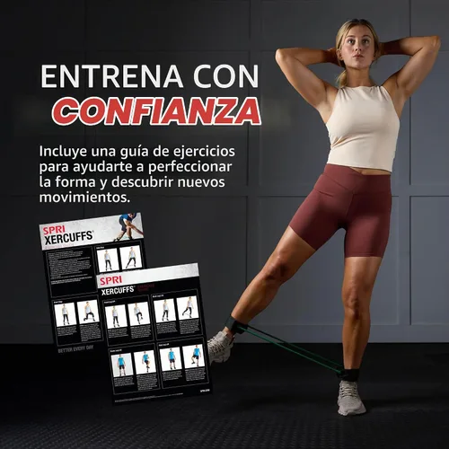 Vista 6 de Cuerda elástica para ejercicios de resistencia SPRI Xercuff