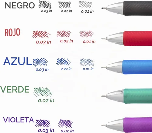 Vista 2 de Pentel EnerGel Deluxe RTX - Bolígrafo de gel líquido retráctil Surtido