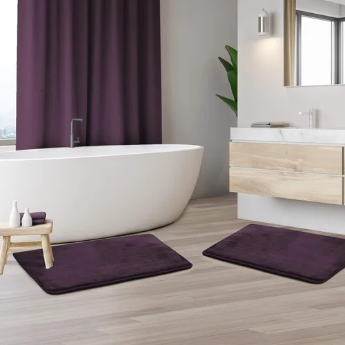 Vista 25 de Clara Clark Alfombra de Baño 24" x 17" - Alfombras de Baño, Tapete de Baño de Espuma Viscoelástica, Afelpado, Acogedor, Ultra Suave, Antideslizante