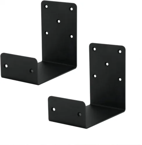 Vista 7 de Soportes de repisa resistentes, soporte flotante para chimenea, soporte de repisa estilo viga en forma de U (2 paquetes). (4 x 4 x 3)