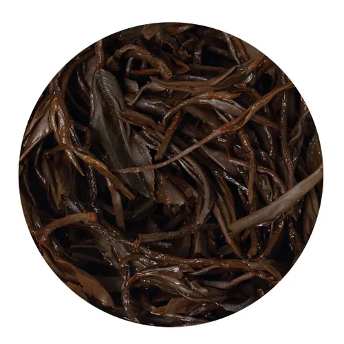 Vista 4 de GOARTEA Té negro supremo Yunnan de 100 g / 3.5 oz - Fengqing Dian Hong Dianhong Hoja suelta árbol antiguo salvaje té chino