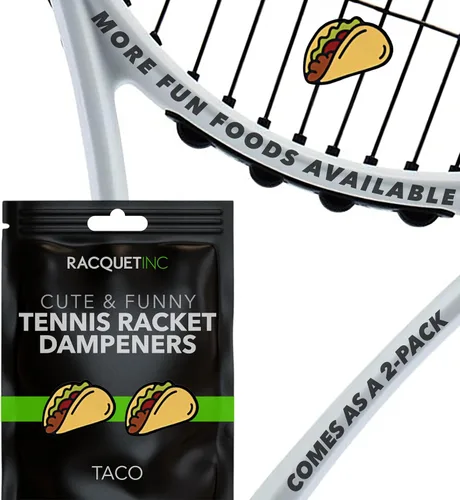 Vista 30 de Racquet Inc Regalos de Tenis - Amortiguadores de Vibración para Raqueta de Tenis - Absorbe Choques, Reduce la Vibración de las Cuerdas para Mejor