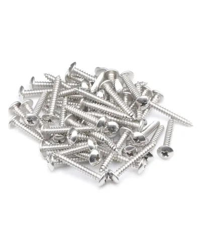 Vista 6 de Tornillos de madera Phillips de acero inoxidable 304 con cabeza de truss #6 x 1, 100 tornillos autorroscantes by IMSCREWS plateado