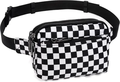 Vista 16 de Riñonera UTO para mujer, de moda, bandolera, bolsa de cinturón, bolsa de pecho, riñonera de cintura, riñonera de cadera, para compras al aire libre