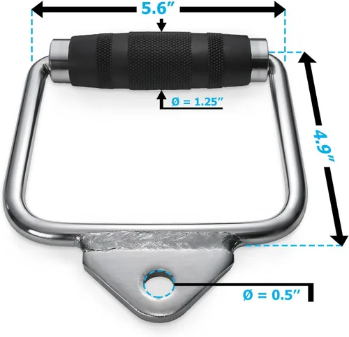 Vista 3 de A2ZCARE Accesorios para máquinas de cables para levantamiento de pesas, accesorio desplegable LAT, accesorios de cable para gimnasio