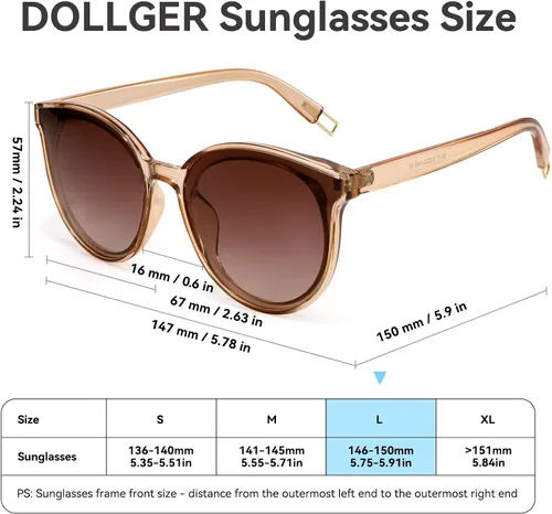 Vista 6 de Lentes de sol polarizados de gran tamaño para mujeres y hombres, lentes de sol de ojo de gato, lentes de sol retro con montura grande, color negro