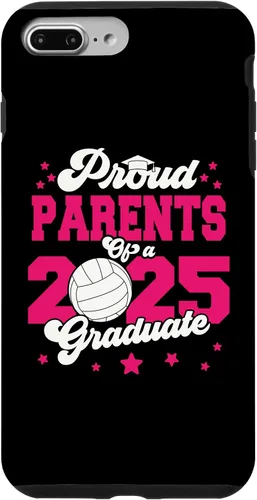 Vista 12 de iPhone 16 Parents of a 2025 Graduate Prom Graduation 25 VolleyBall Case