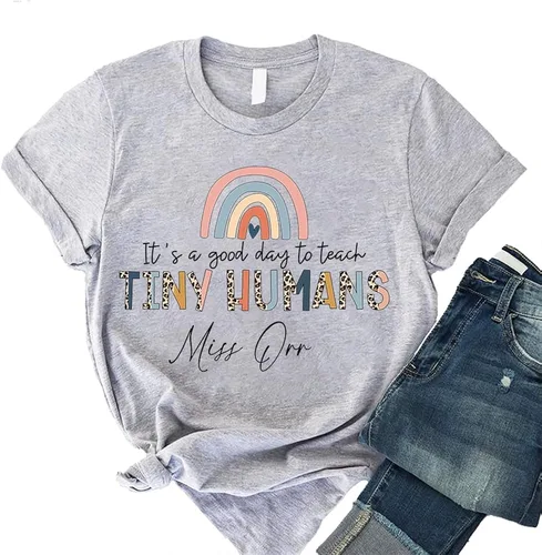 Vista 2 de Camiseta personalizada para profesor, regalo de agradecimiento al profesor, divertida camiseta para profesores, regalos para profesores, camiseta