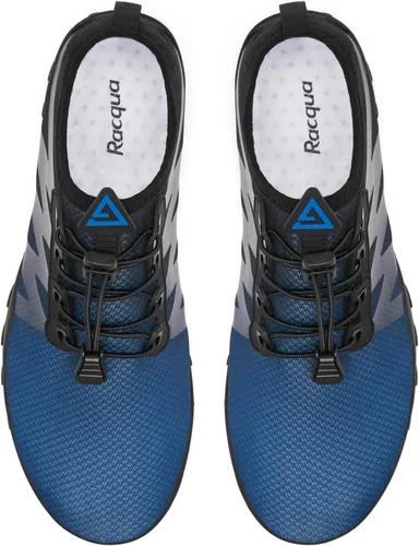Vista 3 de Racqua Zapatos de agua para hombres y mujeres, secado rápido, colores degradados, descalzos, acuáticos, atléticos, natación, surf, playa, zapatos