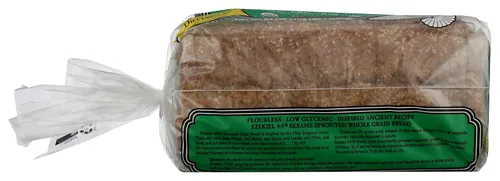 Vista 3 de Food For Life Pan de grano germinado sin harina, sésamo, 24 oz (congelado)